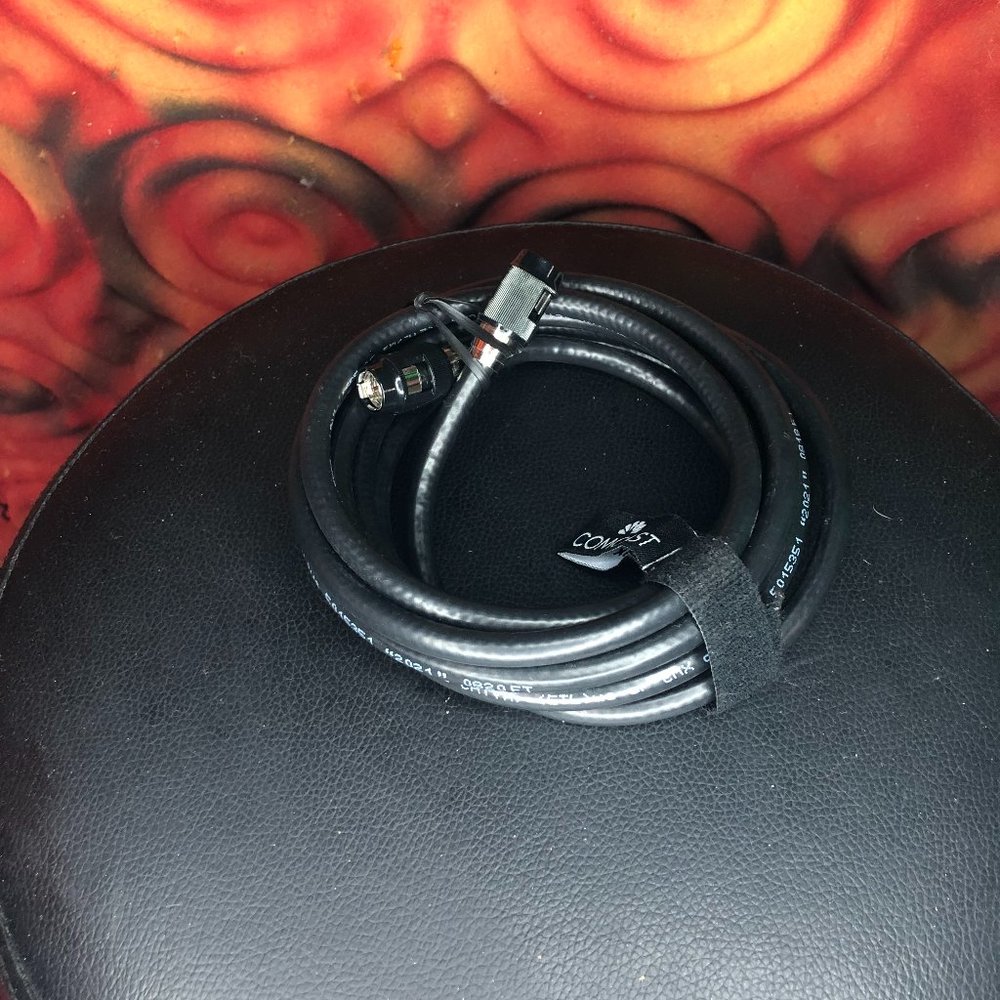 Comcast 10 Feet Black Coax Cable Easy Push And Twist Coax Cable Cord